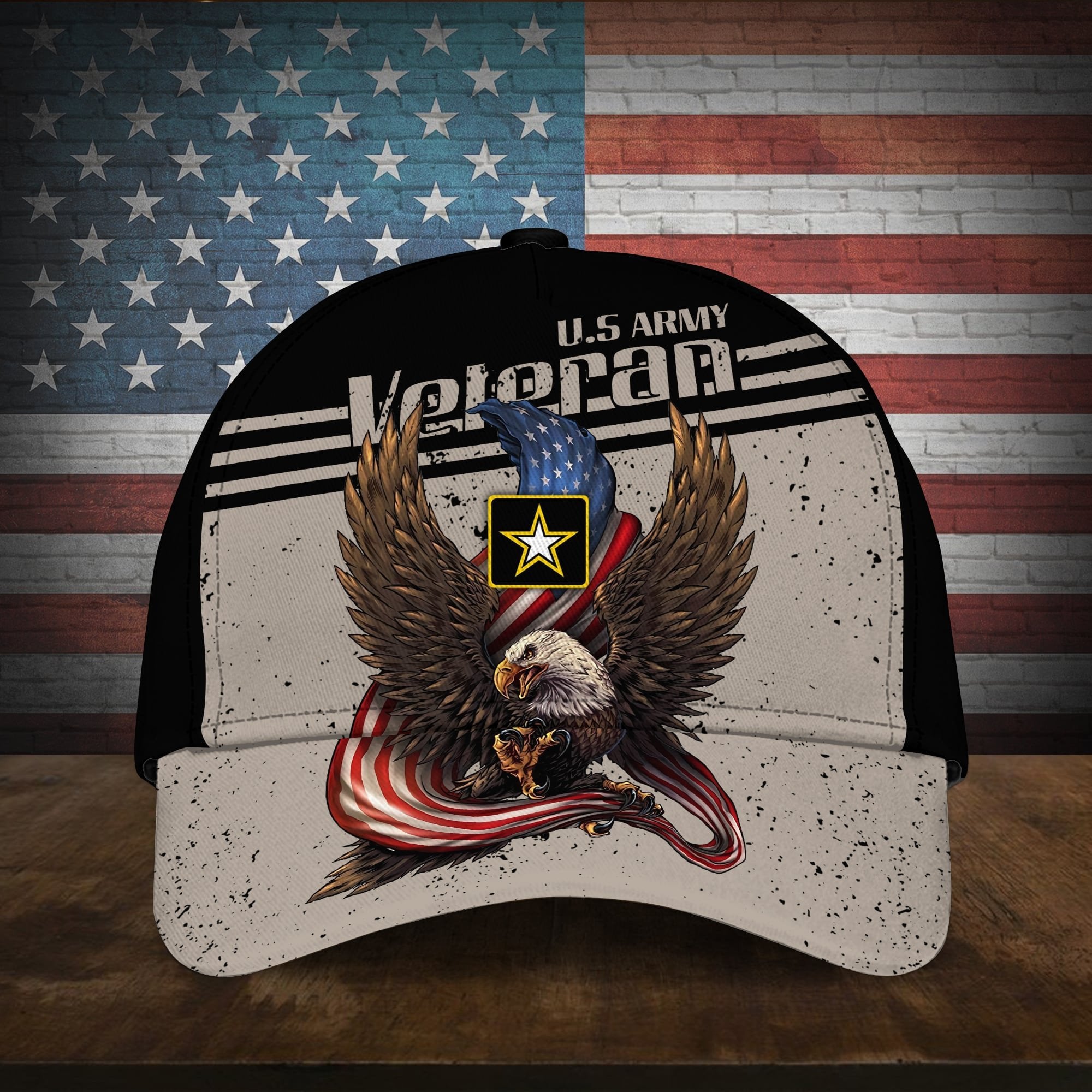 American Cool Eagle Multiservice U.S Veteran Cap MH110701