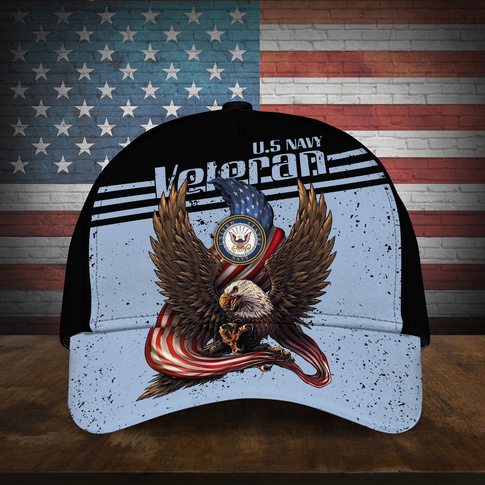 American Cool Eagle Multiservice U.S Veteran Cap MH110701