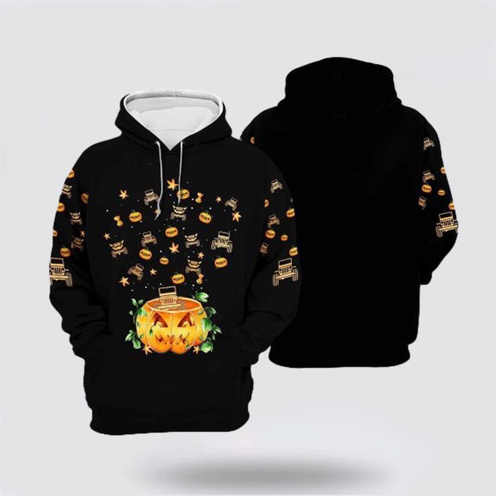 Pumpkin Halloween Christmas All Over Print 3D Hoodie For Men & Women, Christmas Hoodie Cute, Christmas Gift, Christmas Fashion