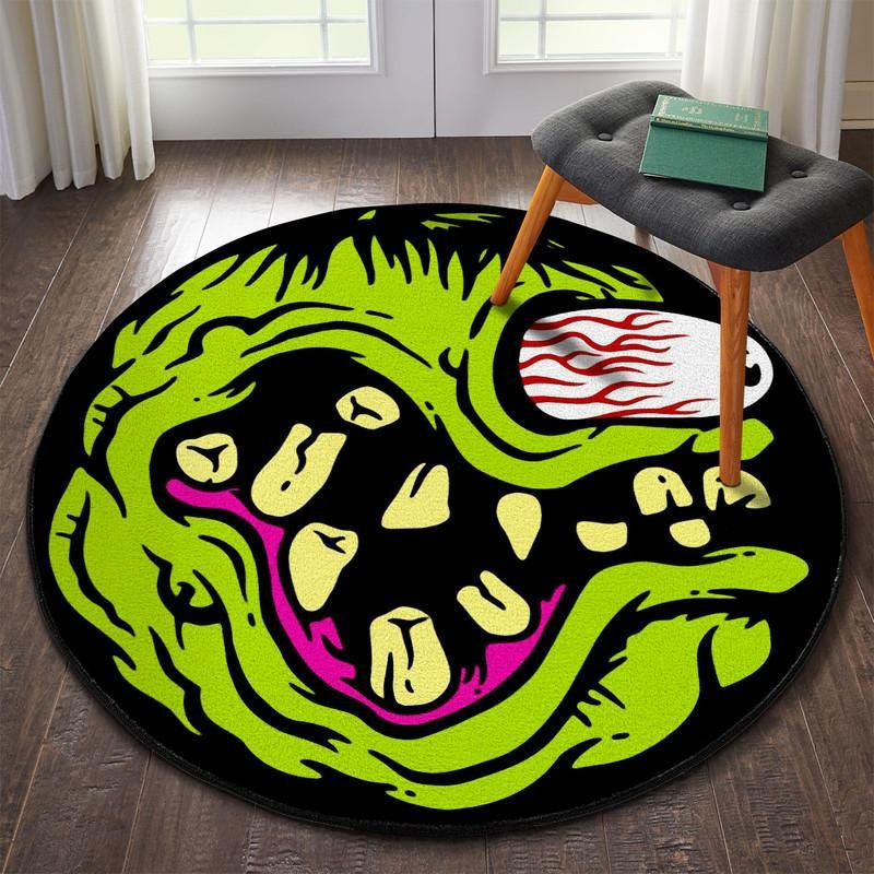 Rat Fink Living Room Round Mat Circle Rug