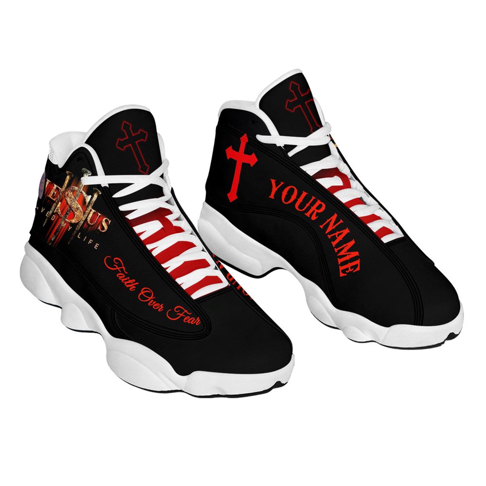 Jesus Saved My Life Customized Jesus Jd13 Shoes For Man And Women, Christian Basketball Shoes, Gifts For Christian, God Shoes