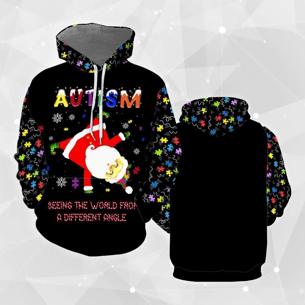 Autism Awareness Christmas All Over Print 3D Hoodie For Men & Women, Christmas Hoodie Cute, Christmas Gift, Christmas Fashion