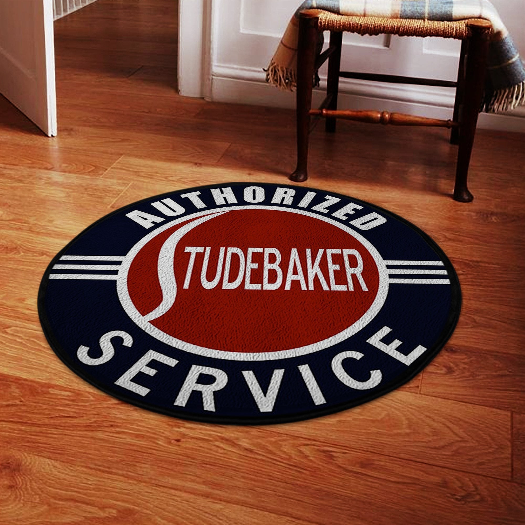 Studebaker Round Floor Mat Room Rugs Carpet Authorized Service Round Mat Round Floor Mat Room Rugs Carpet Outdoor Rug Washable Rugs