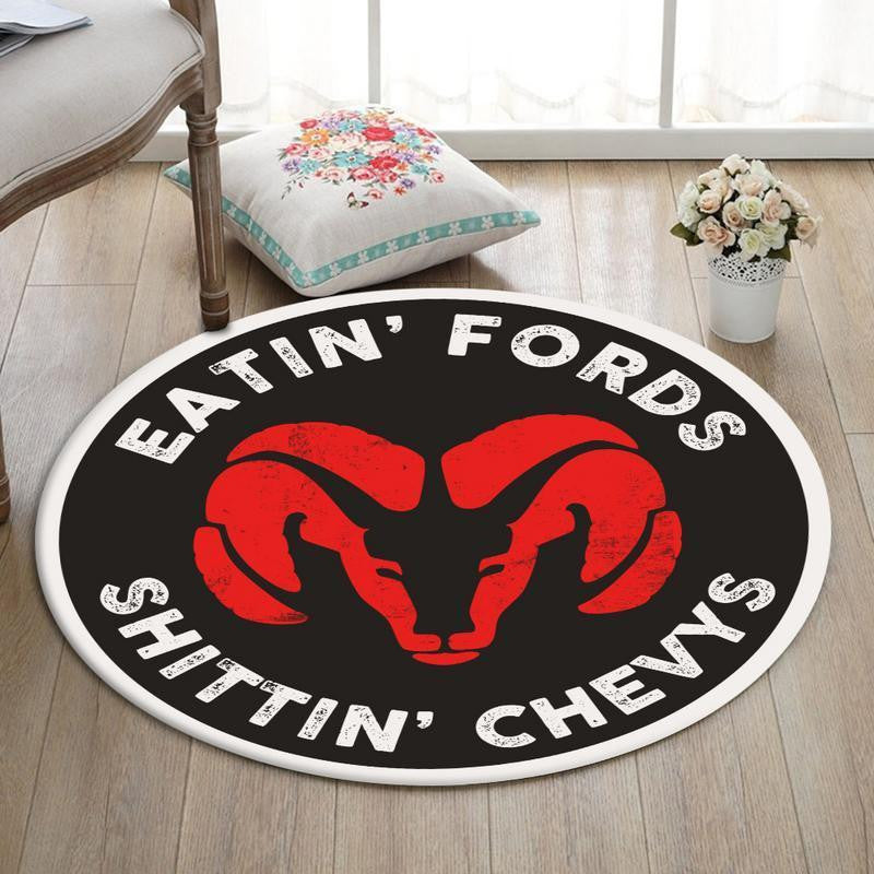 Ramdodge Living Room Round Mat Circle Rug Ram Dodge