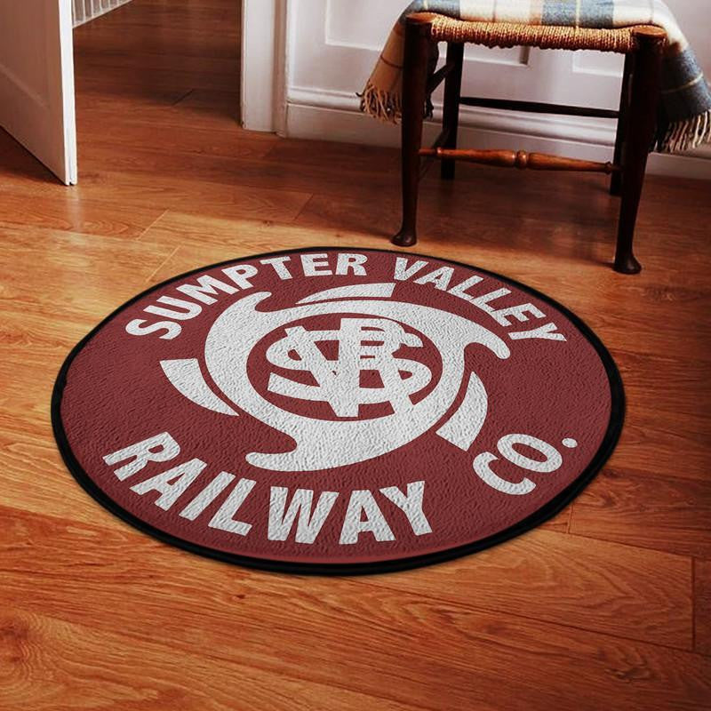 Sumpter Living Room Round Mat Circle Rug Sumpter Valley Railroad