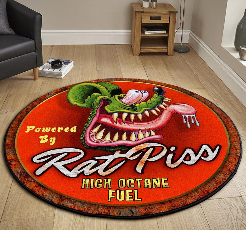 Power By Rat Piss Round Mat Round Floor Mat Room Rugs Carpet Outdoor Rug Washable Rugs