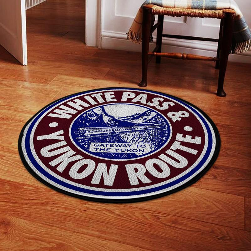 Wpy Living Room Round Mat Circle Rug White Pass And Yukon Route