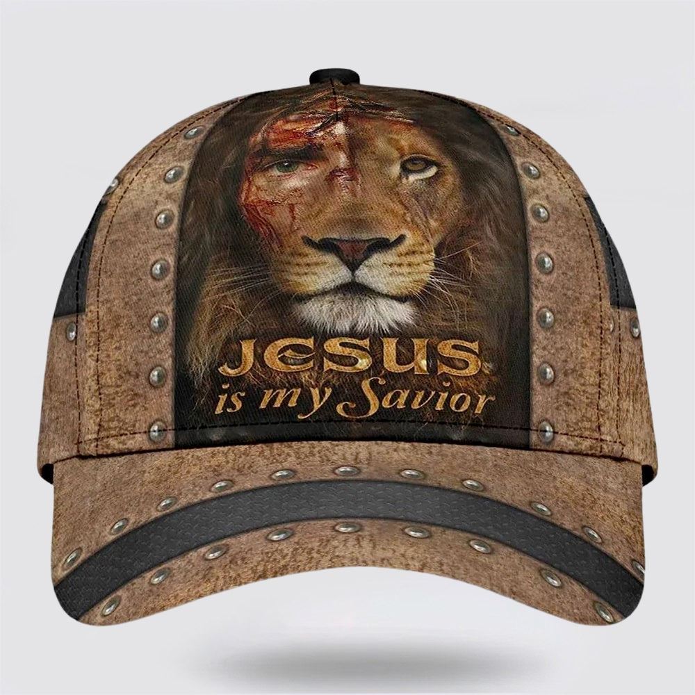 The Lion Jesus Is My Savior Classic Hat All Over Print Baseball Cap, God Cap, Gift Ideas For Male