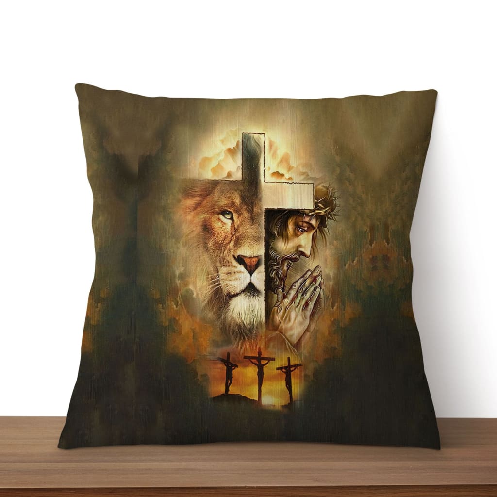 Jesus The Lion Of Judah Christian Pillow