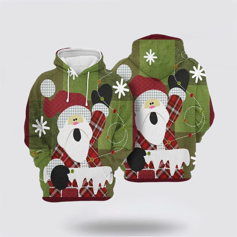 Christmas Santa 2 All Over Print 3D Hoodie For Men & Women, Christmas Hoodie Cute, Christmas Gift, Christmas Fashion