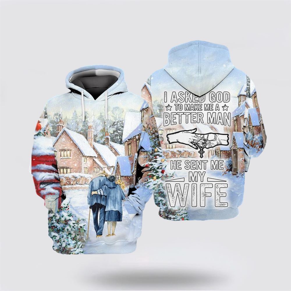 Christmas Gift For Wife All Over Print 3D Hoodie For Men & Women, Christmas Hoodie Cute, Christmas Gift, Christmas Fashion