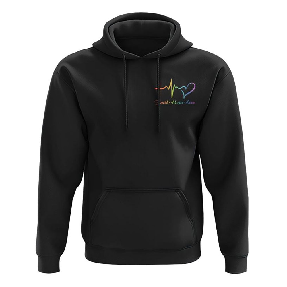 You'Re My Rainbow Cross Faith All Over Print 3D Hoodie, Christian Hoodie, Christian Hoodie, Bible Verse Shirt