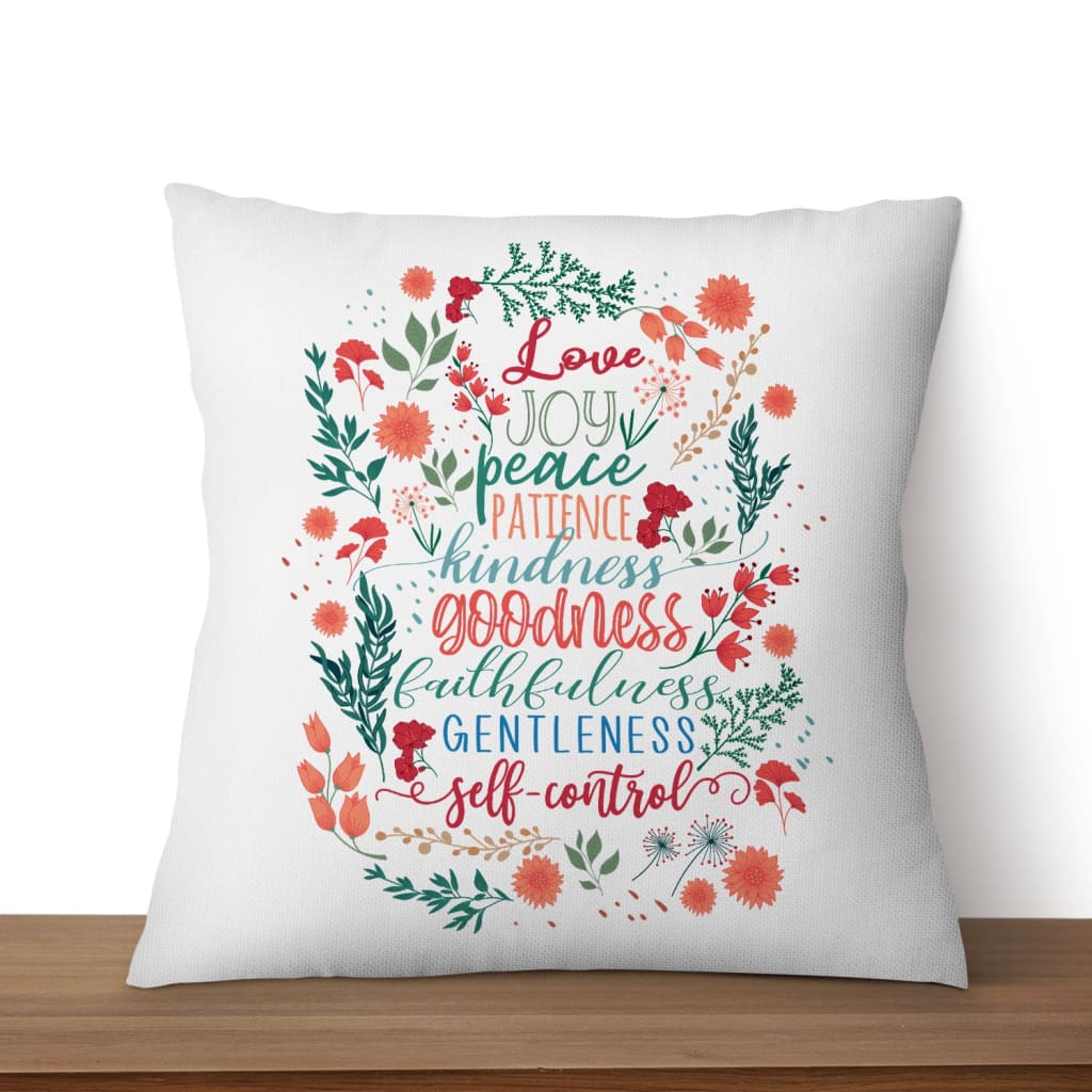 Fruit Of The Spirit Bible Verse Pillow