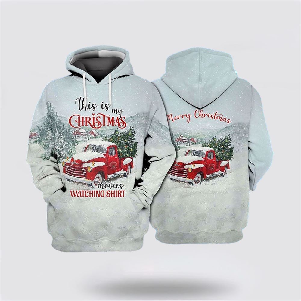 Christmas Movies All Over Print 3D Hoodie For Men & Women, Christmas Hoodie Cute, Christmas Gift, Christmas Fashion