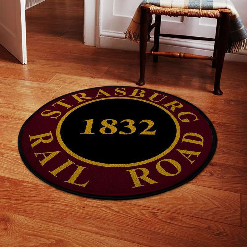 Strasburg Living Room Round Mat Circle Rug Strasburg Railroad