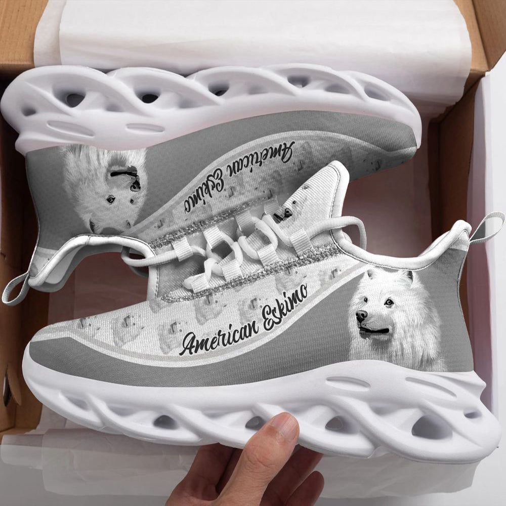 American Eskimo Max Soul Shoes For Men Women, Running shoes For Dog Lovers, Max Soul Shoes, Dog Shoes Running