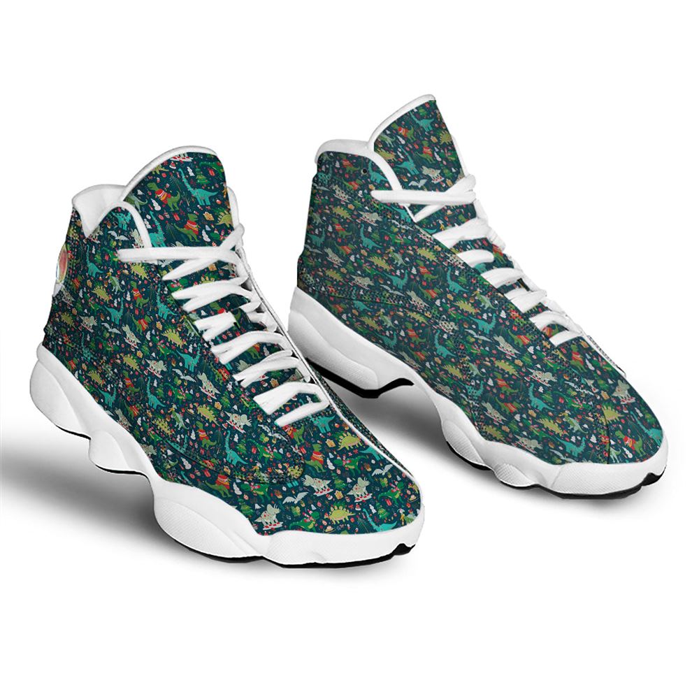 Christmas Basketball Shoes, Christmas Animals Fun Print Pattern Jd13 Shoes For Men Women, Christmas Fashion Shoes