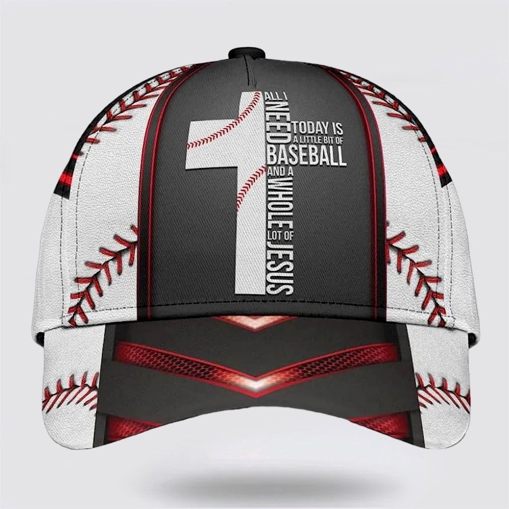 Baseball Jesus All Over Print Baseball Cap, God Cap, Gift Ideas For Male