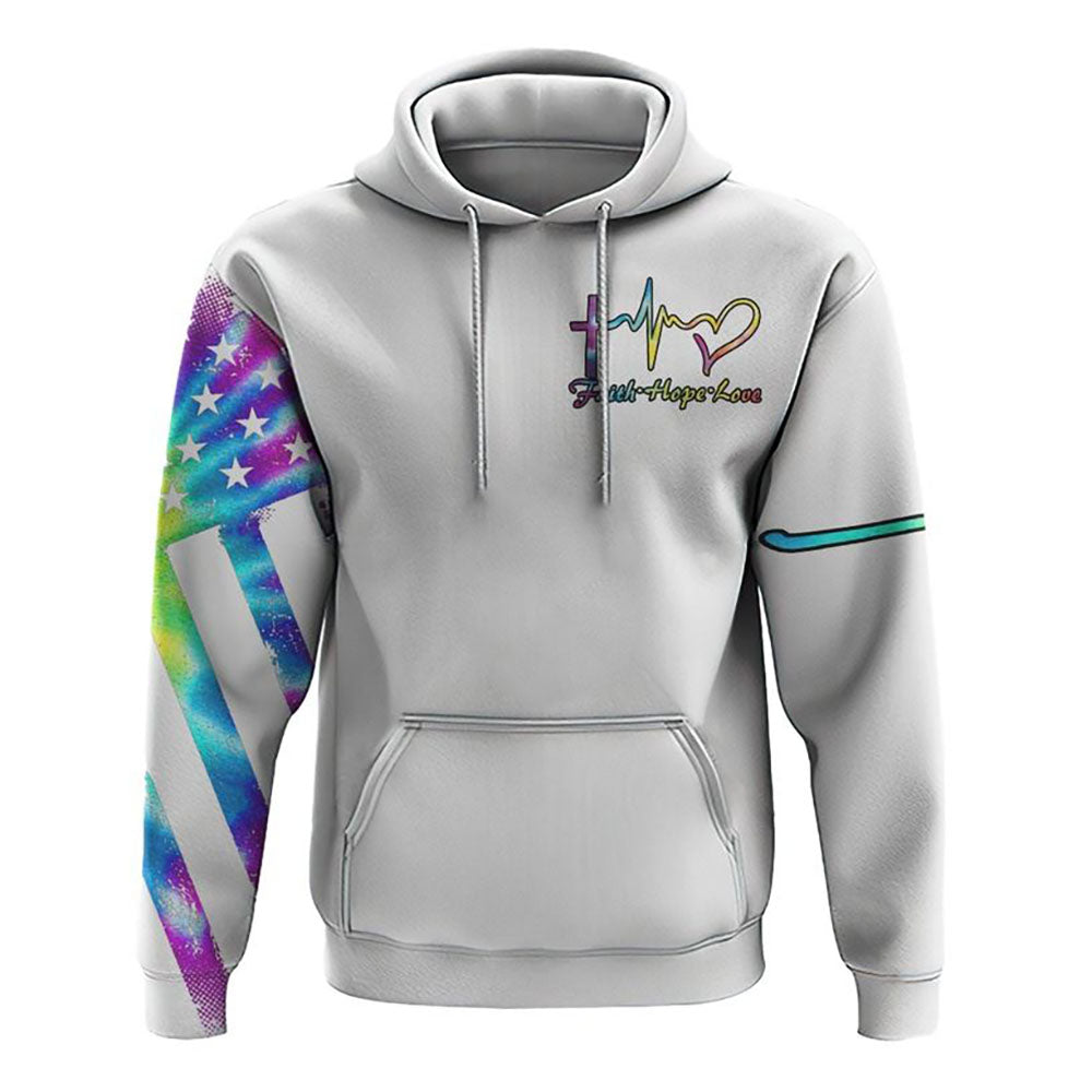 Way Maker Miracle Worker Promise Keeper Wings Tie Dye All Over Print 3D Hoodie, Christian Hoodie, Christian Hoodie, Bible Verse Shirt