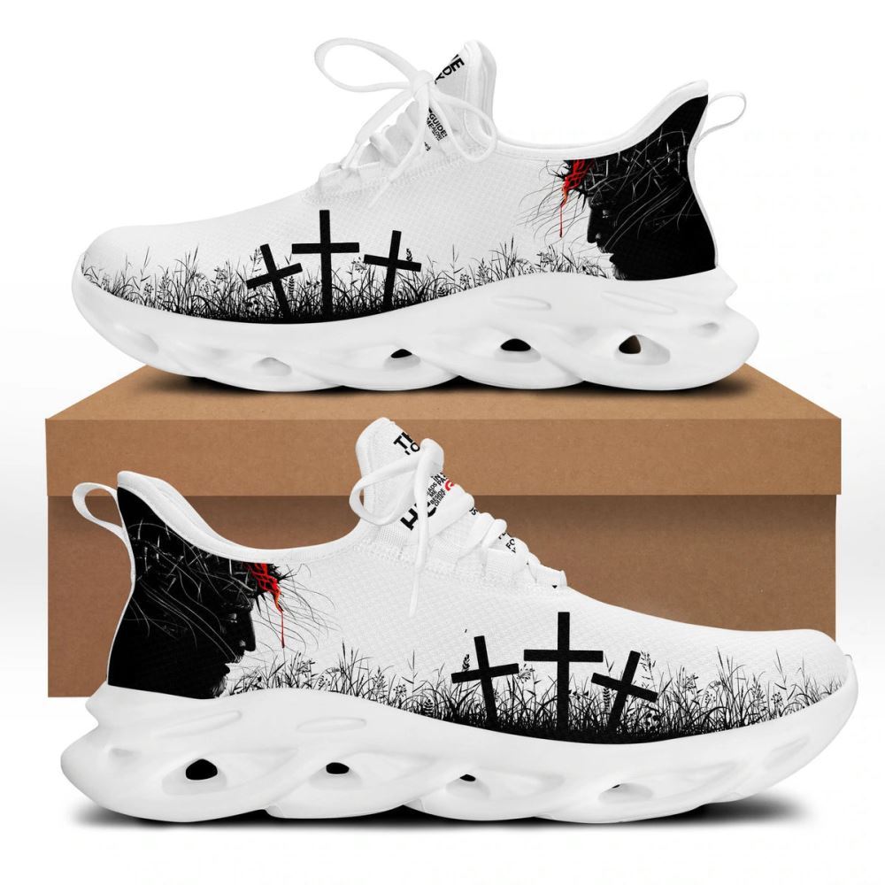 Christian Best Running Shoes, Jesus Running Sneakers White 3 Max Soul Shoes For Men And Women, Jesus Fashion Shoes