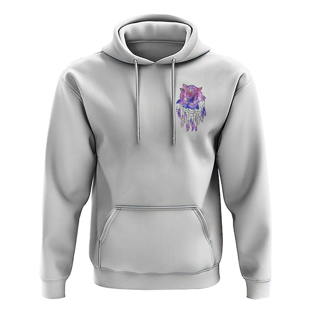 Faith Rose Dreamcatcher All Over Print 3D Hoodie, Christian Hoodie, Christian Hoodie, Bible Verse Shirt