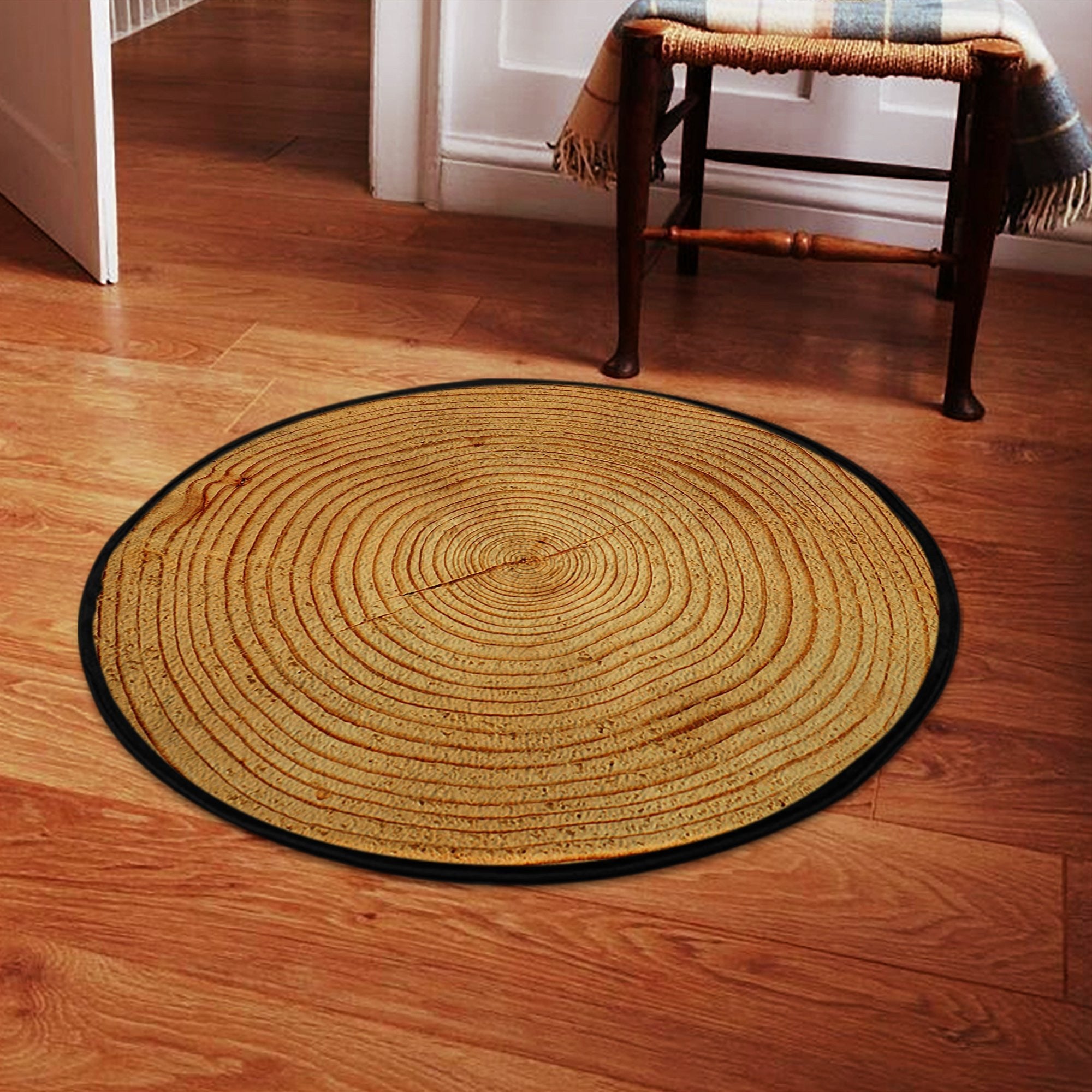 Woodworking Round Mat Round Floor Mat Room Rugs Carpet Outdoor Rug Washable Rugs