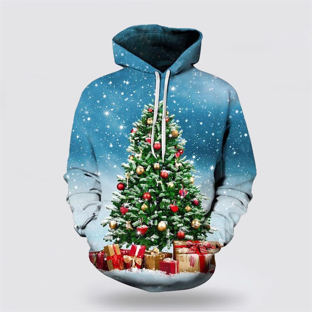 Christmas Tree Gifts All Over Print 3D Hoodie For Men & Women, Christmas Hoodie Cute, Christmas Gift, Christmas Fashion