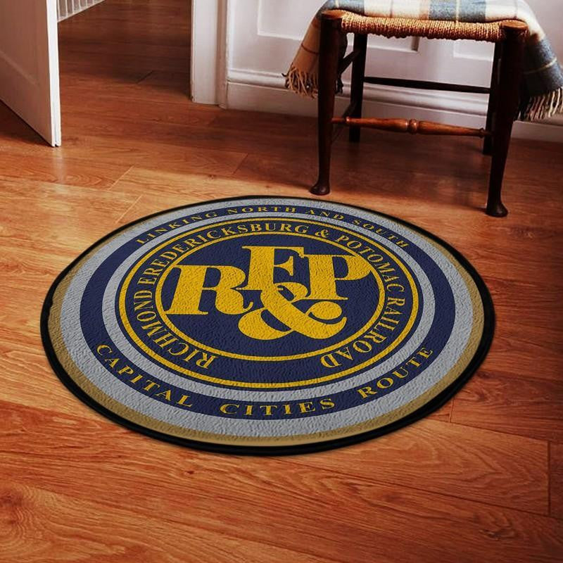 Rfpr Living Room Round Mat Circle Rug Richmond, Fredericksburg And Potomac Railroad