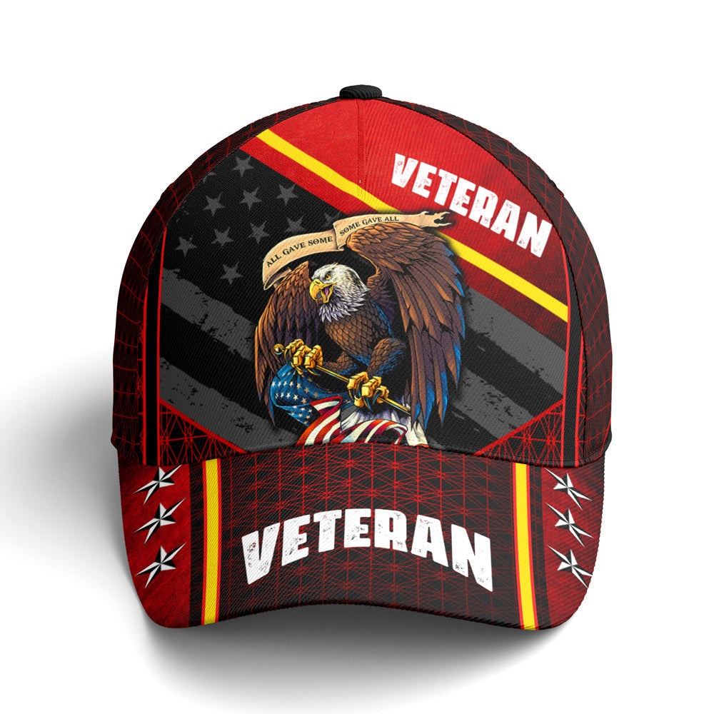 Veteran Eagle All Gave Some Baseball Cap, Christian Baseball Cap, Religious Cap, Jesus Gift, Jesus Hat