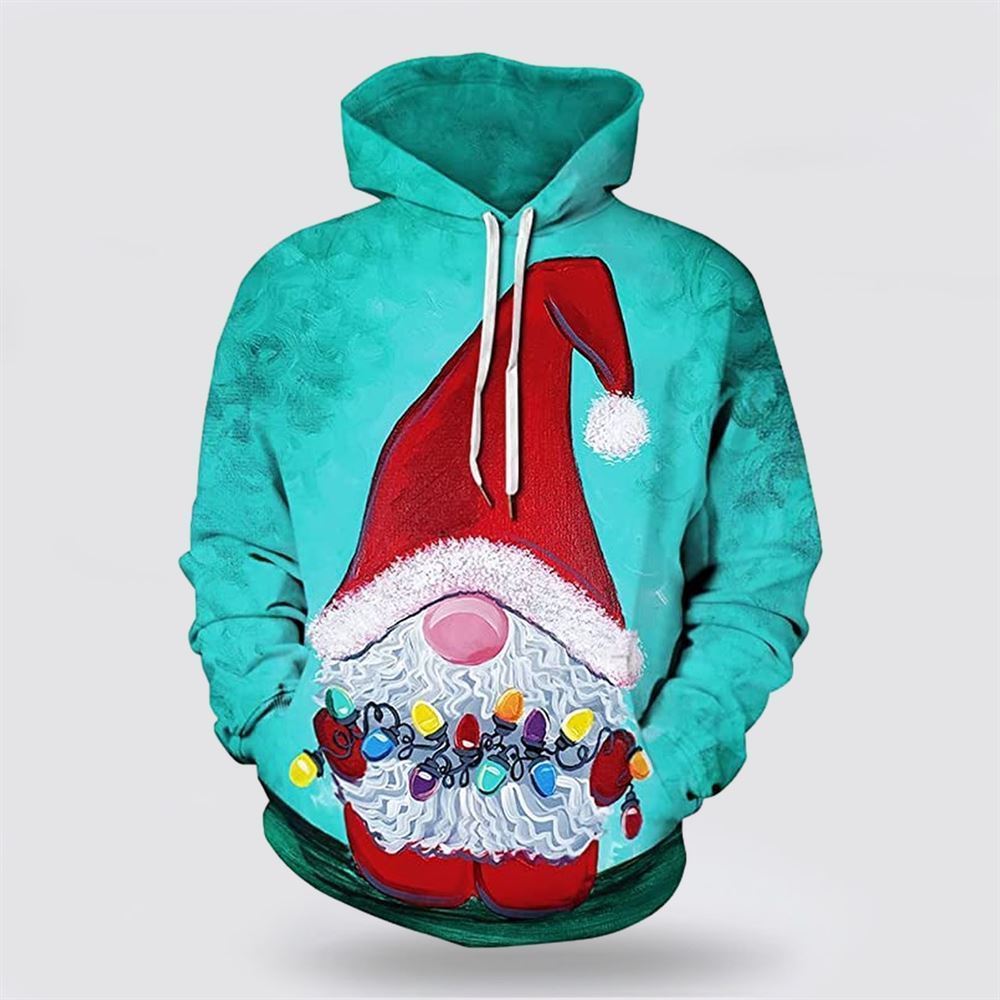 Christmas Hat Santa All Over Print 3D Hoodie For Men & Women, Christmas Hoodie Cute, Christmas Gift, Christmas Fashion