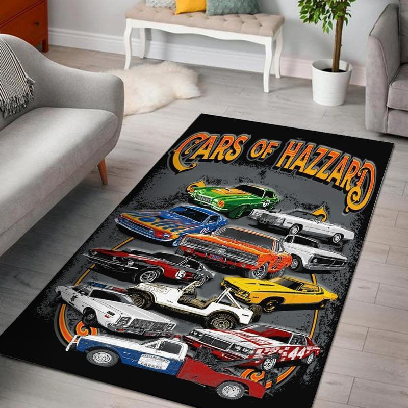 Doh Area Rug Carpet Vintage Home Decor Gift Idea General Lee The Dukes Of Hazzard Good Ole Boy Dodge Charger 6