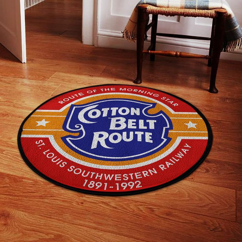 Ssw Cotton Living Room Round Mat Circle Rug Cotton Belt Route St. Louis Southwestern