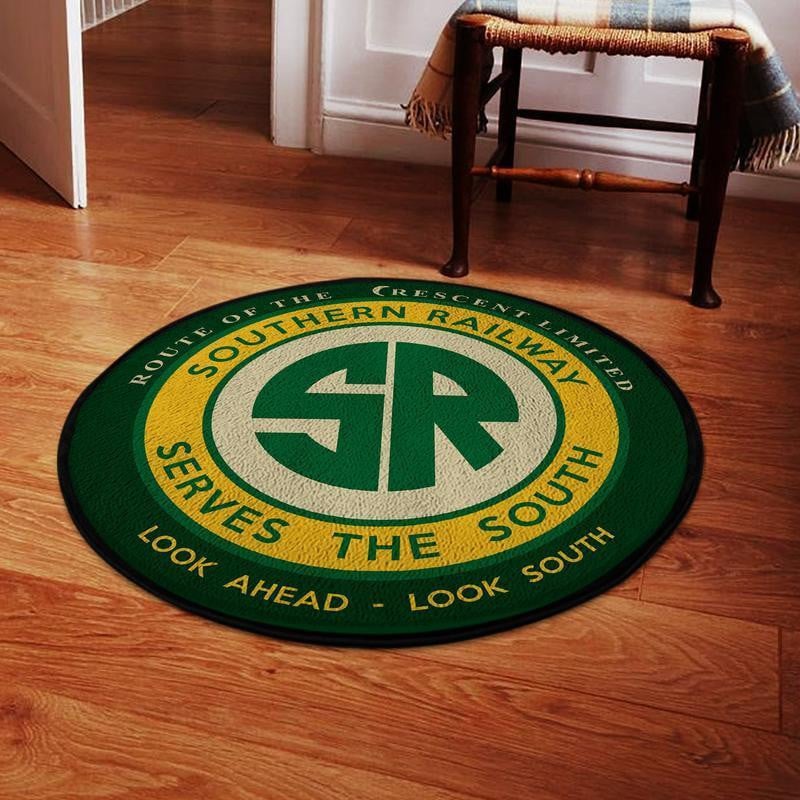 Sou Living Room Round Mat Circle Rug Sou Southern Railway