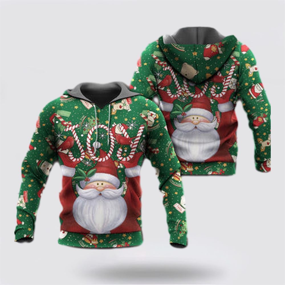 Christmas Santa Claus Lover Joy All Over Print 3D Hoodie For Men & Women, Christmas Hoodie Cute, Christmas Gift, Christmas Fashion