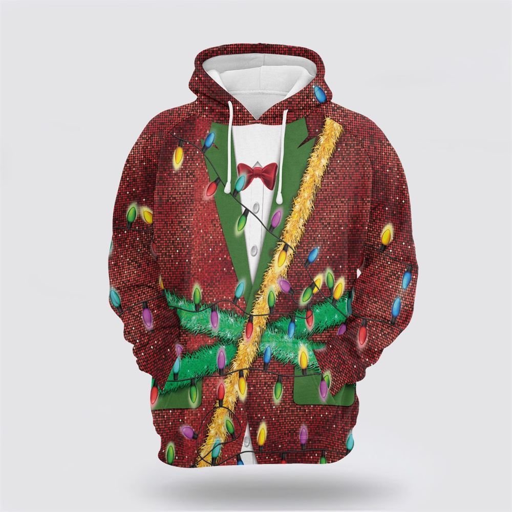 Christmas Light All Over Print 3D Hoodie For Men & Women, Christmas Hoodie Cute, Christmas Gift, Christmas Fashion