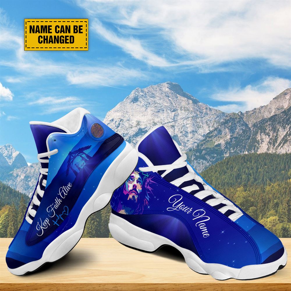 Keep Faith Alive Jesus Customized Jd13 Shoes For Man And Women, Christian Basketball Shoes, Gifts For Christian, God Shoes