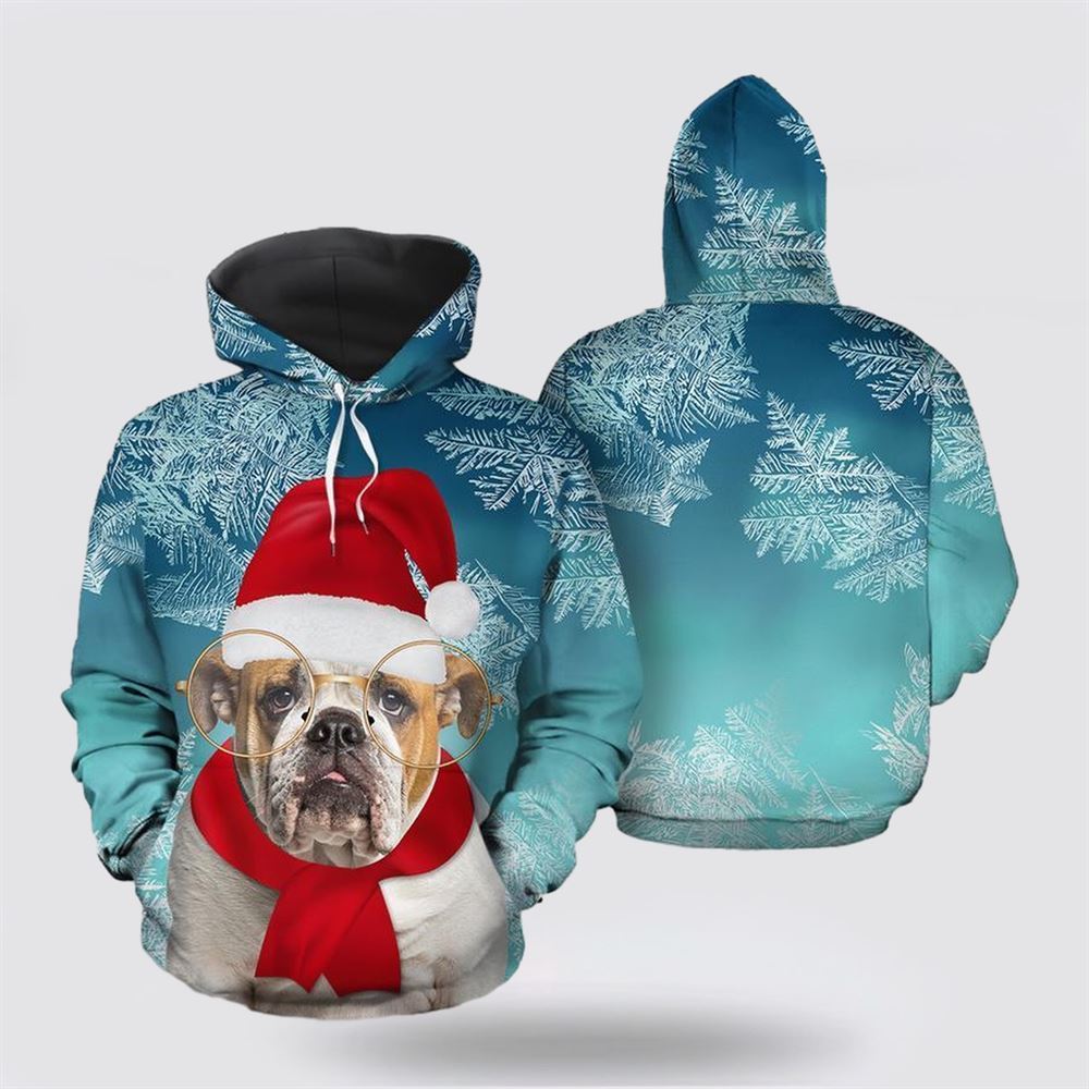 Christmas Bulldog Awesome All Over Print 3D Hoodie For Men & Women, Christmas Dog Hoodie, Christmas Hoodie Cute, Christmas Gift