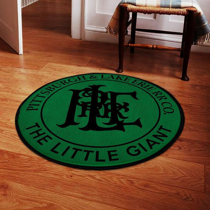 Ple Living Room Round Mat Circle Rug Pittsburgh And Lake Erie Railroad P&Le