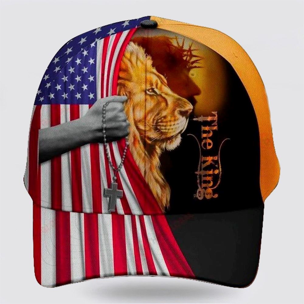 The King Jesus Lion Classic Hat All Over Print Baseball Cap, God Cap, Gift Ideas For Male