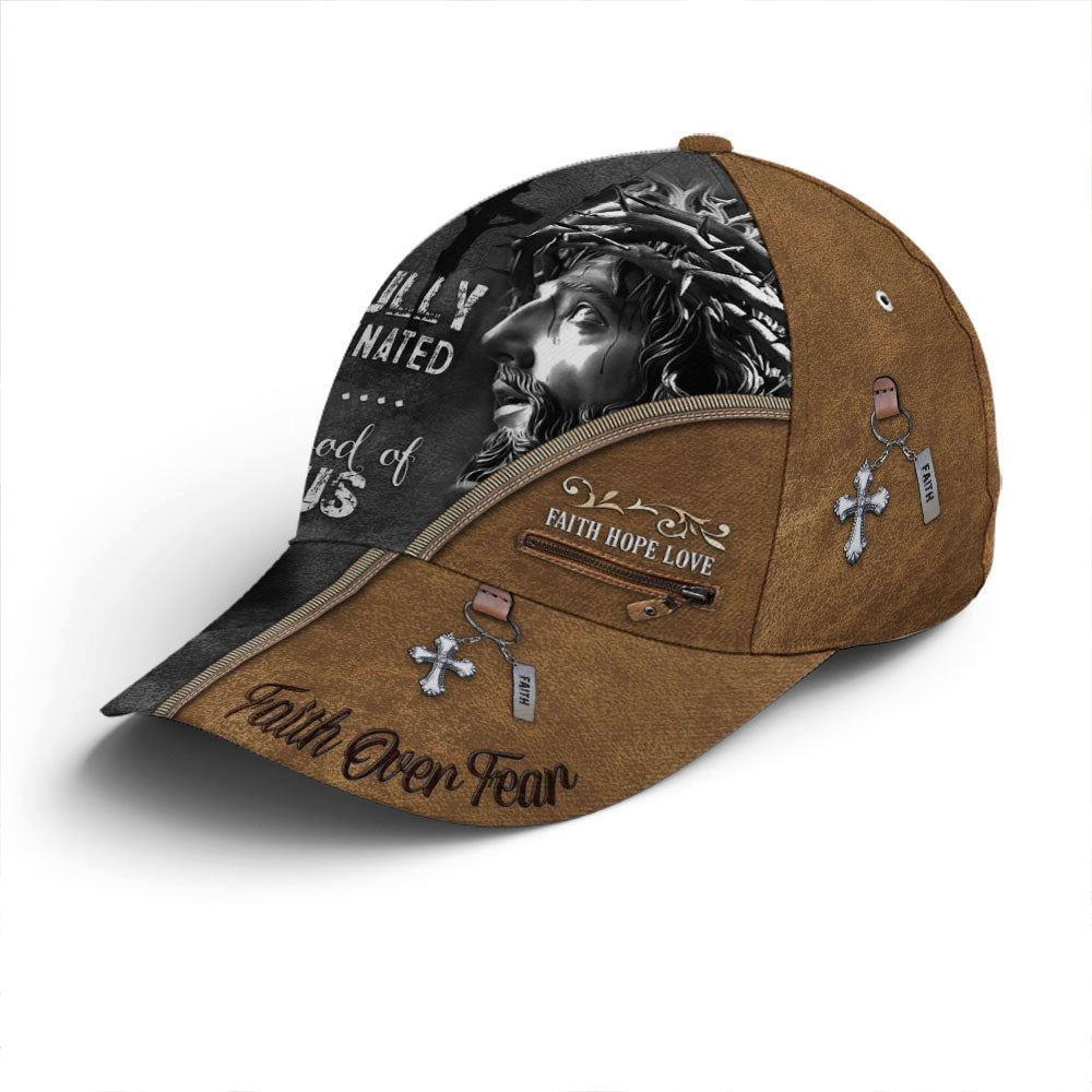 All Over Print Baseball Cap For Jesus Lovers Classic Leather, God Cap, Gift Ideas For Male