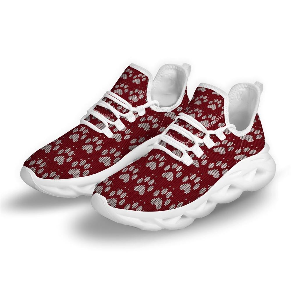 Christmas Ugly Paw White Max Soul Shoes For Men Women, Best Running Sneaker, Christmas Shoes, Winter Fashion Shoes