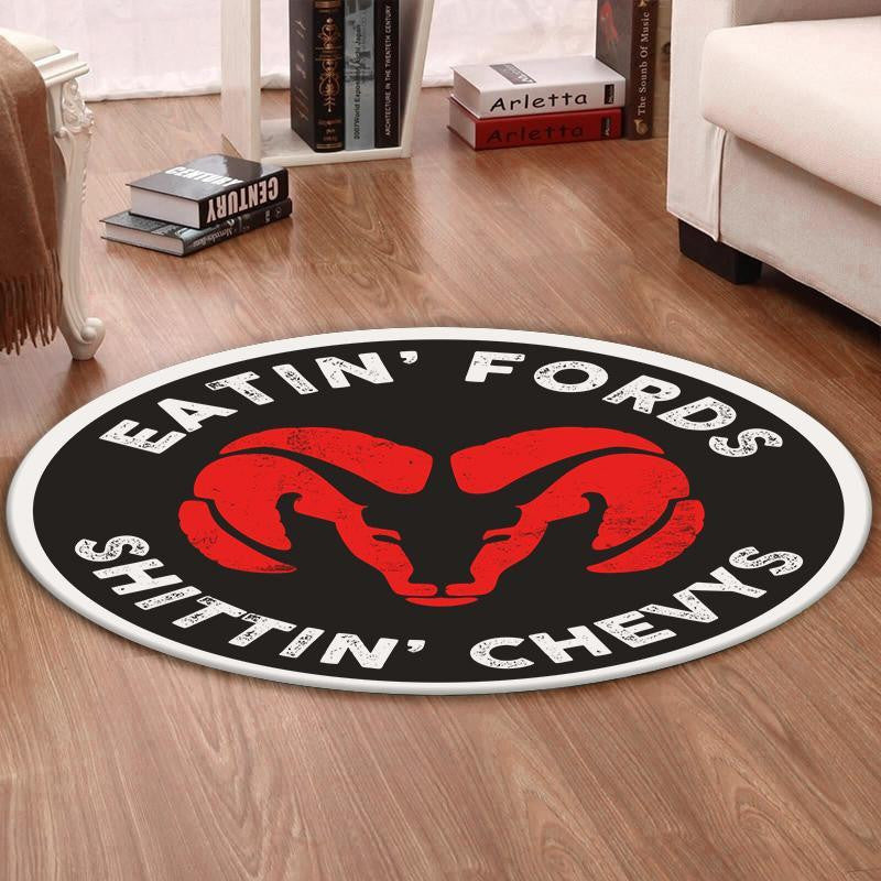 Ramdodge Living Room Round Mat Circle Rug Ram Dodge