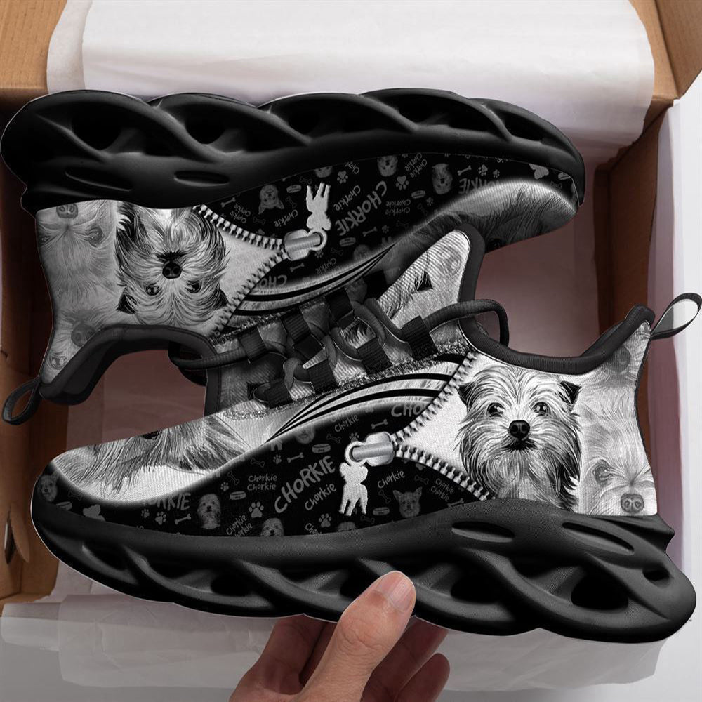 Chorkie Sketch Max Soul Shoes For Men Women, Running shoes For Dog Lovers, Max Soul Shoes, Dog Shoes Running