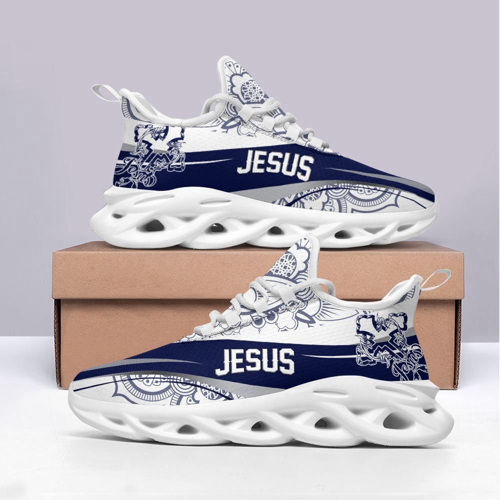 Christian Best Running Shoes, Jesus Purple Running Sneakers Max Soul Shoes For Men And Women, Jesus Fashion Shoes