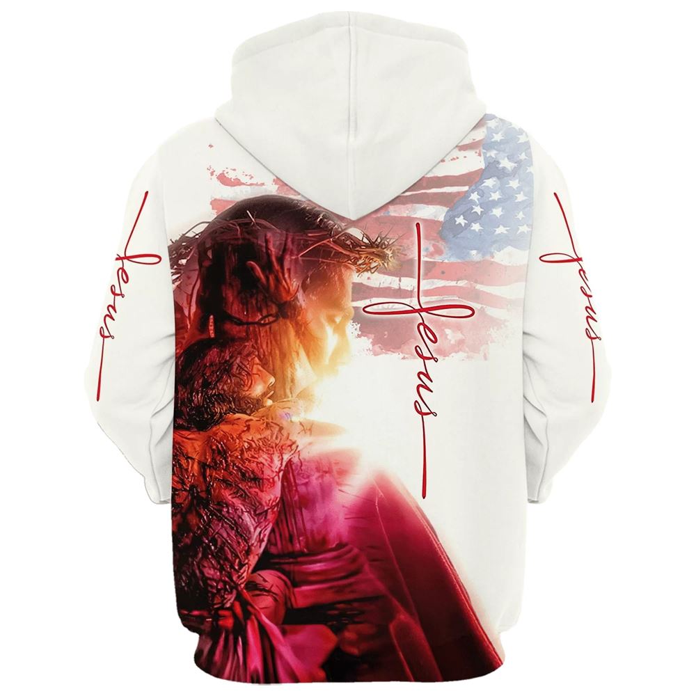 Christian Jesus 3D Hoodies Jesus Hoodie Men & Women, God 3D Printed Hoodie, Christian Apparel Hoodies