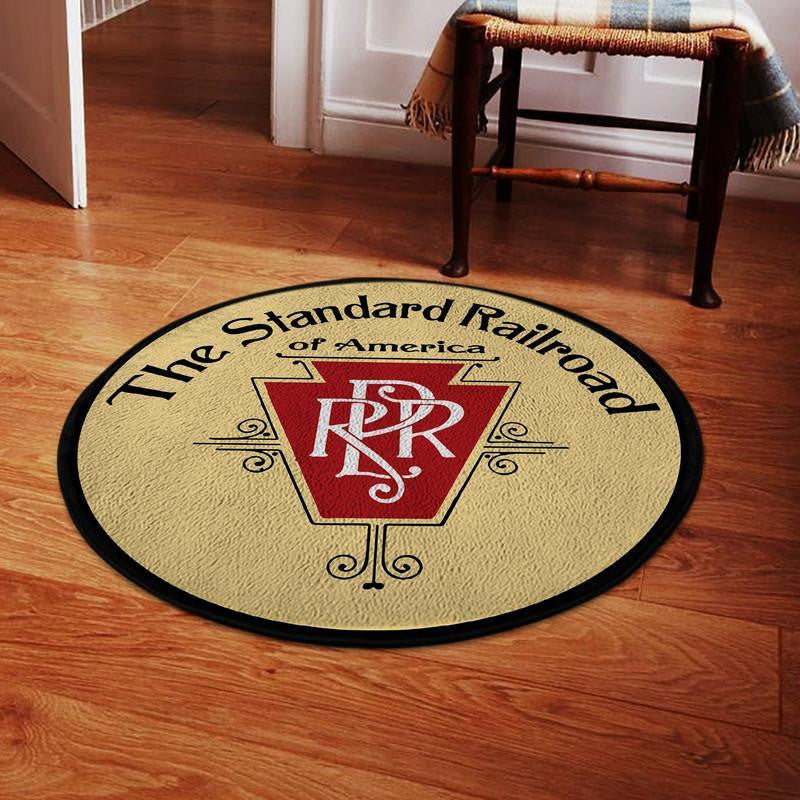 Rpr Railroad Reproduction Living Room Round Mat Circle Rug