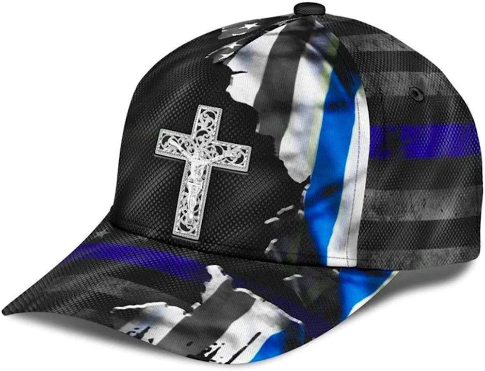 Crucifixion Of Jesus Cross All Over Print Baseball Cap, God Cap, Gift Ideas For Male