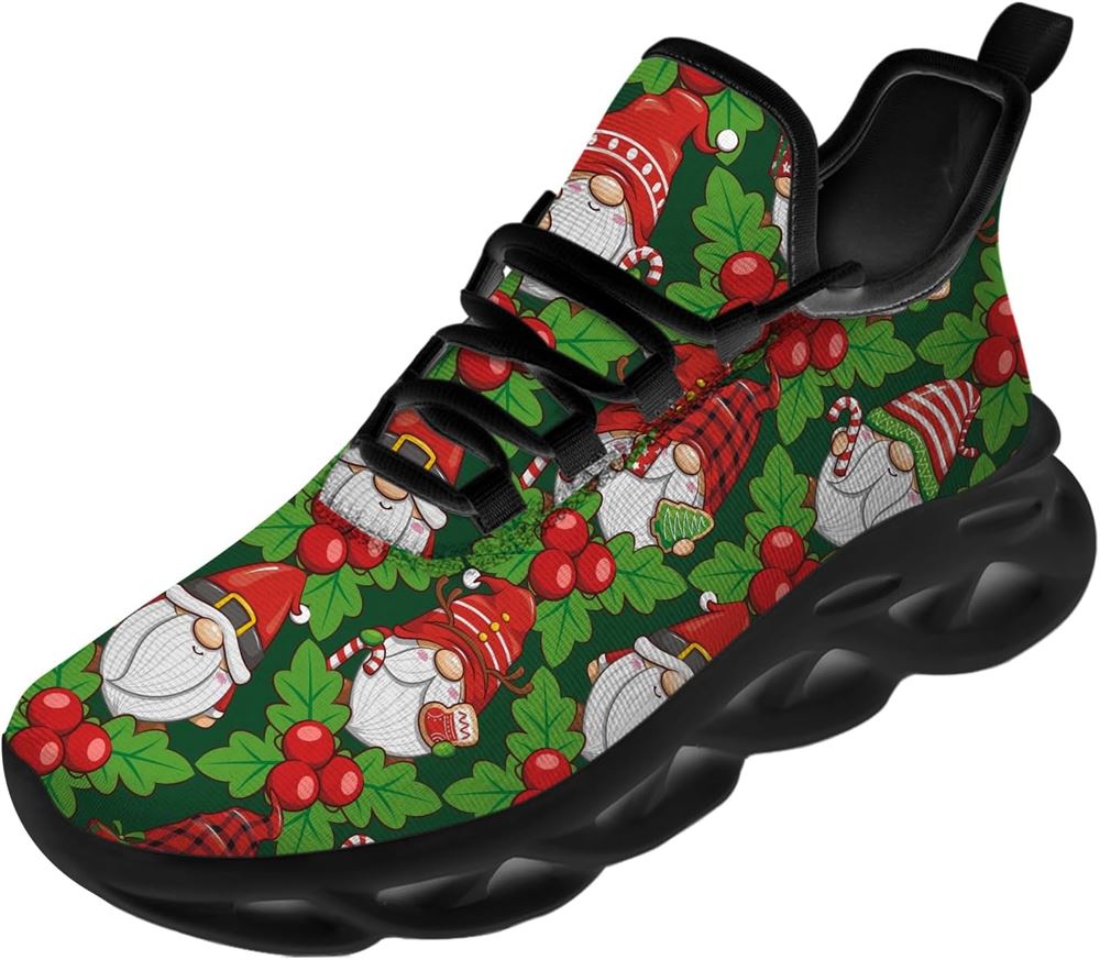 Christmas Running Shoes, Gnome Christmas Max Soul Shoes For Men Women, Christmas Shoes, Winter Fashion Shoes