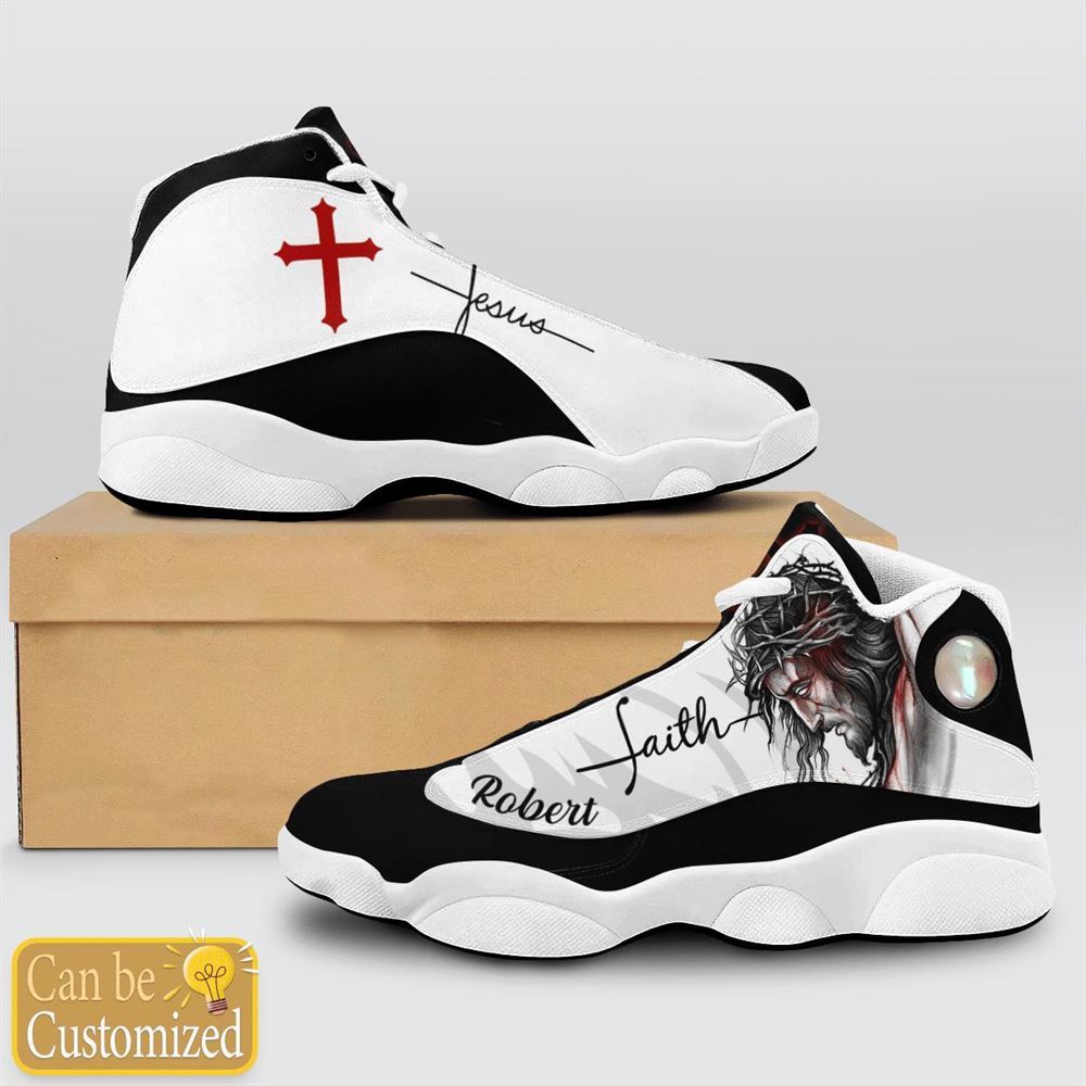 Jesus Faith Basic Custom Name Jd13 Shoes For Man And Women, Christian Basketball Shoes, Gifts For Christian, God Shoes