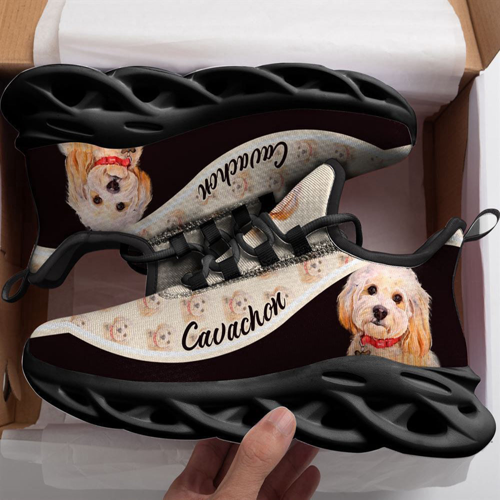 Cavachon Max Soul Shoes M1 For Men Women, Running shoes For Dog Lovers, Max Soul Shoes, Dog Shoes Running